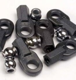 Traxxas 2742 Rod ends, long (6)/ hollow ball connectors (6)