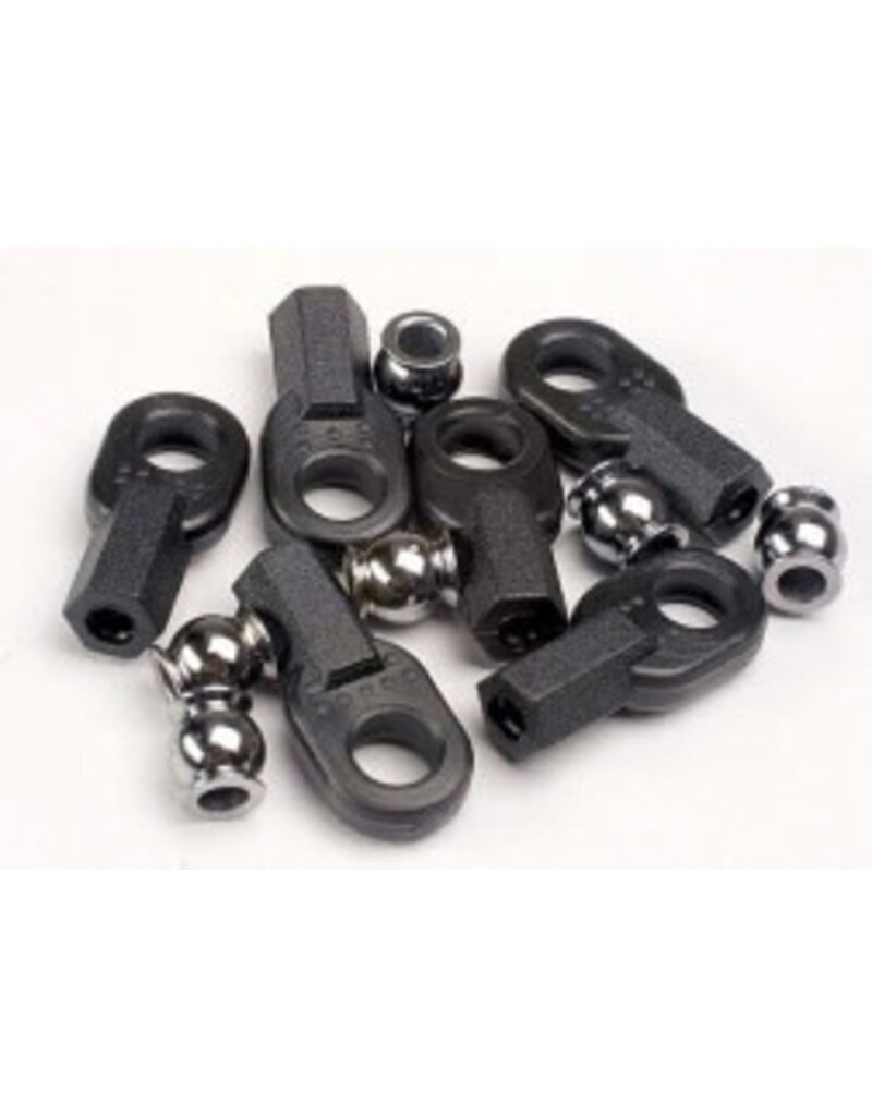 Traxxas 2742 Rod ends, long (6)/ hollow ball connectors (6)