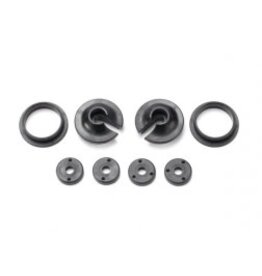 Traxxas 3768 Spring retainers, upper & lower (2)/ piston head set (2-hole (2)/ 3-hole (2))