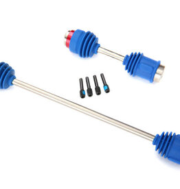 Traxxas 5650r Driveshafts, center E-Revo® (steel constant-velocity) front (1)/ rear (1) (assembled with inner and outer dust boots, for E-Revo & Summit)
