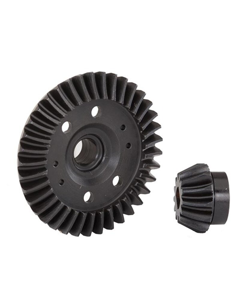 Traxxas 6879r Ring gear, differential/ pinion gear, differential (machined, spiral cut) (rear)