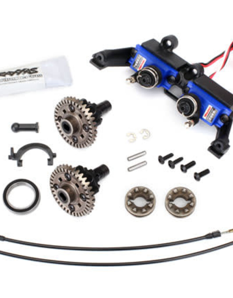Traxxas 8195 Differential, locking, front and rear (assembled) (includes T-Lock cables and servos)