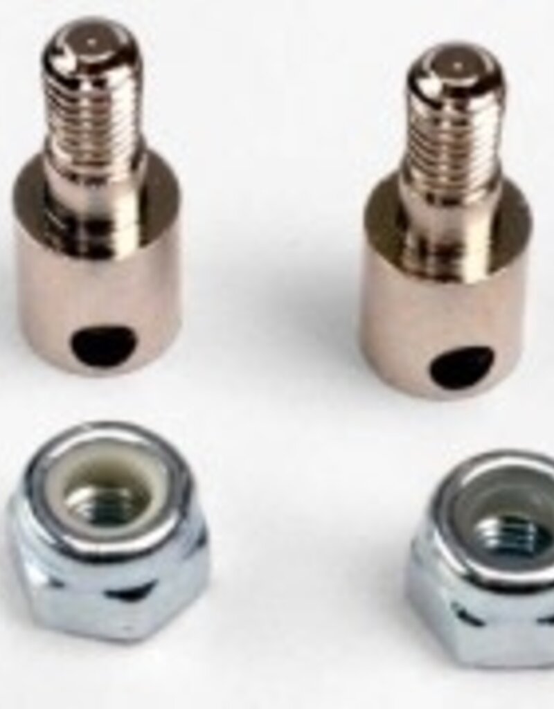 Traxxas 3180 Rod guides (2)/ 3mm nylon locknuts (2)