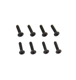 Redcat Racing 02085 2x8mm Button Head Phillips Self Tapping Screws (8pcs) Lightning EP Drift, Lightning EPX PRO, Lightning STR, Tornado Epx/epx PRO, Tornado S30, Volcano Epx/epx PRO, Volcano S30
