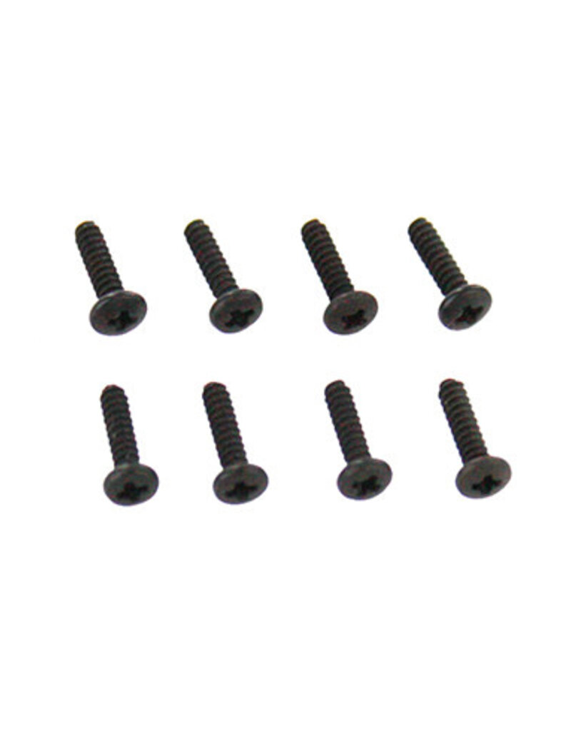 Redcat Racing 02085 2x8mm Button Head Phillips Self Tapping Screws (8pcs) Lightning EP Drift, Lightning EPX PRO, Lightning STR, Tornado Epx/epx PRO, Tornado S30, Volcano Epx/epx PRO, Volcano S30