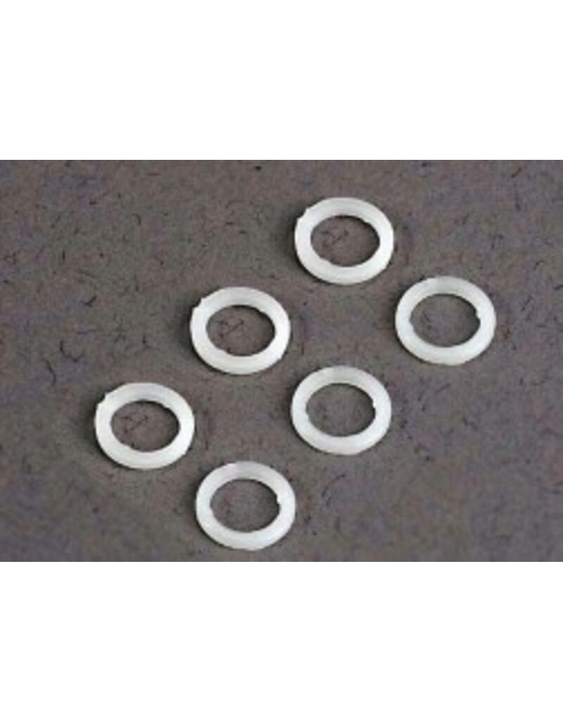 Traxxas 3685 White plastic washers (5x8x1.0mm) (6)