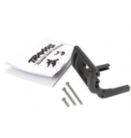 Traxxas 3677 Wheelie bar mount (1)/ hardware (black)