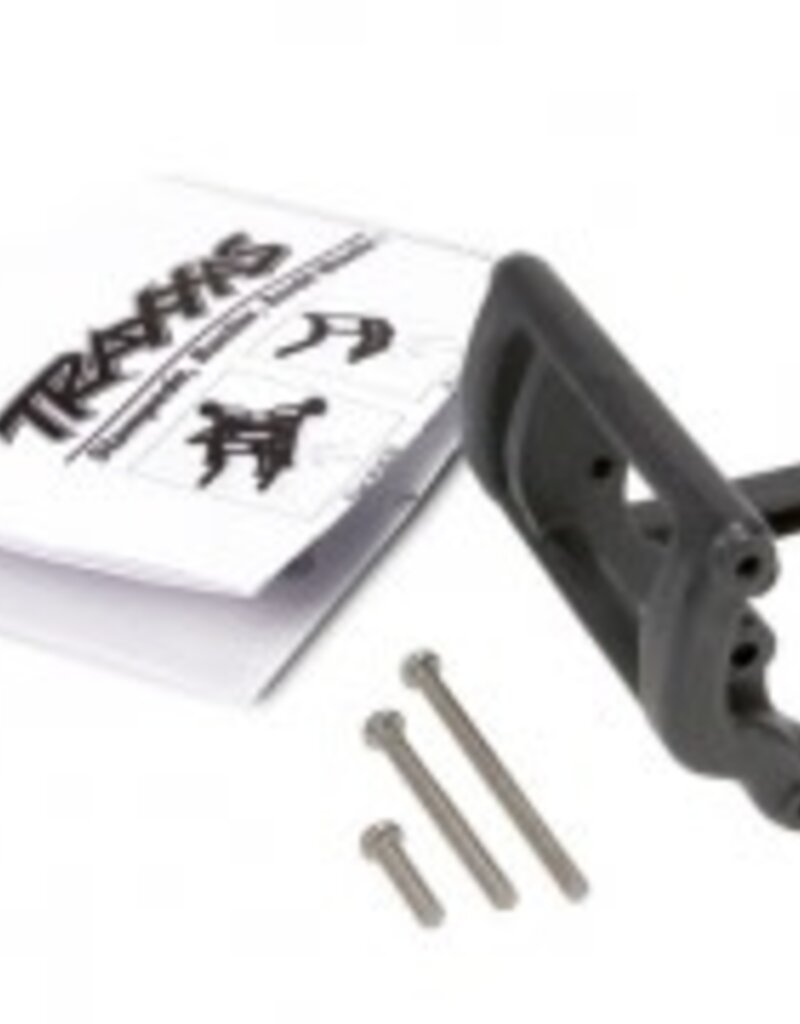 Traxxas 3677 Wheelie bar mount (1)/ hardware (black)