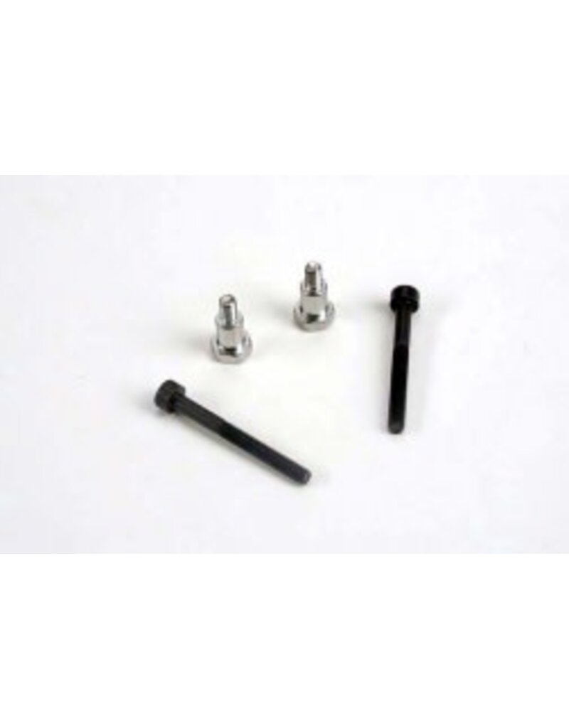Traxxas 3742 Shoulder screws, steering bellcranks (3x30mm cap-head machine) (2)/ draglink shoulder screws (chrome) (2)
