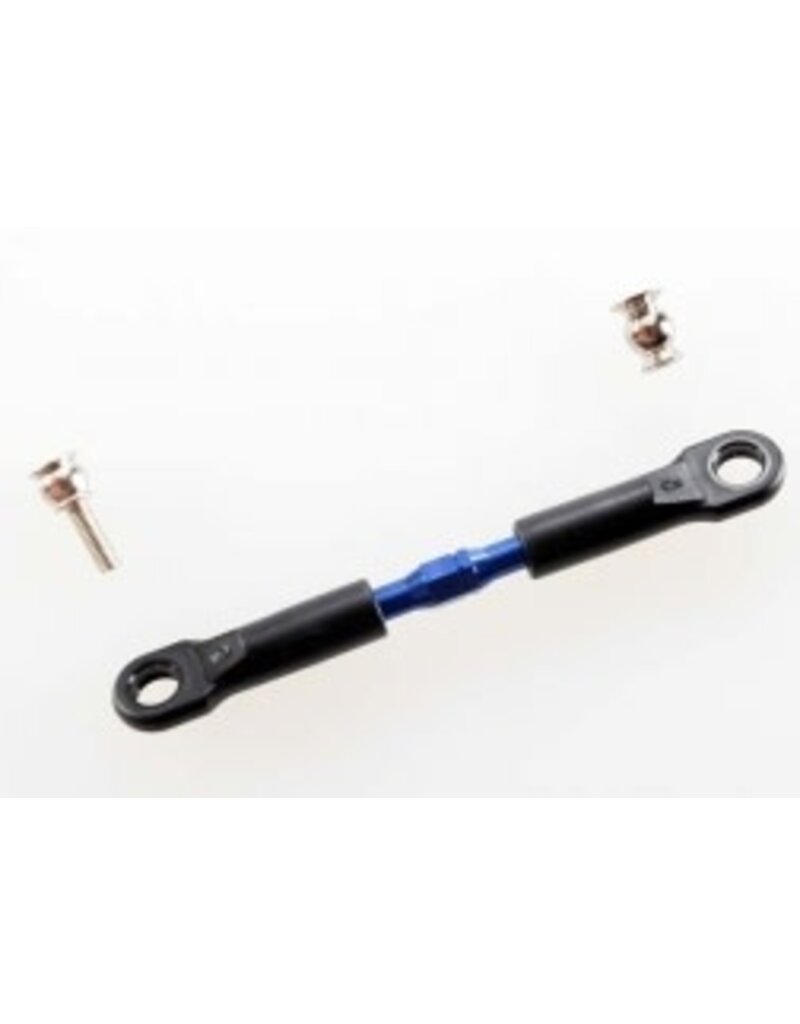 Traxxas 3737a Turnbuckle, aluminum (blue-anodized), camber link, front, 39mm (1)(assembled w/rod ends)/ hollow balls (2) (See part 3741A for complete camber link set)