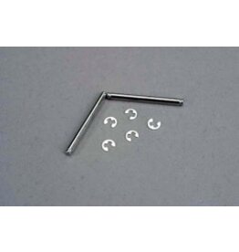 Traxxas 3740 Suspension pins,  2.5x29mm (king pins) w/ e-clips (2) (strengthens caster blocks)