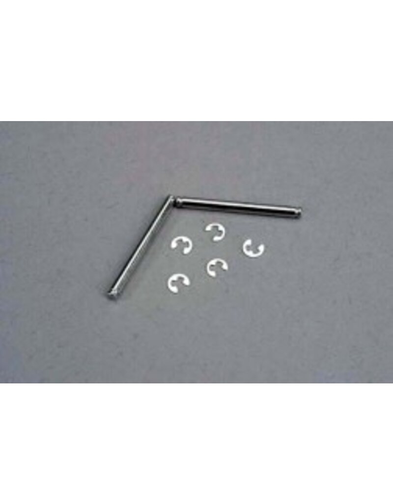 Traxxas 3740 Suspension pins,  2.5x29mm (king pins) w/ e-clips (2) (strengthens caster blocks)