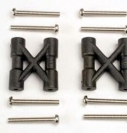 Traxxas 3930 Bulkhead cross braces (2)/ 3x25mm CS screws (8)