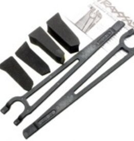Traxxas 3927x Hold downs, battery, left & right (2)/ foam spacers (4) (allows for installation of taller, multi-cell batteries)