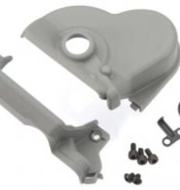 Traxxas 3977r Cover, gear (upper & lower) (1)/ dust plug (1)/ 3x6mm CS (3) (for single motor installation, use with motor plate #3997X)