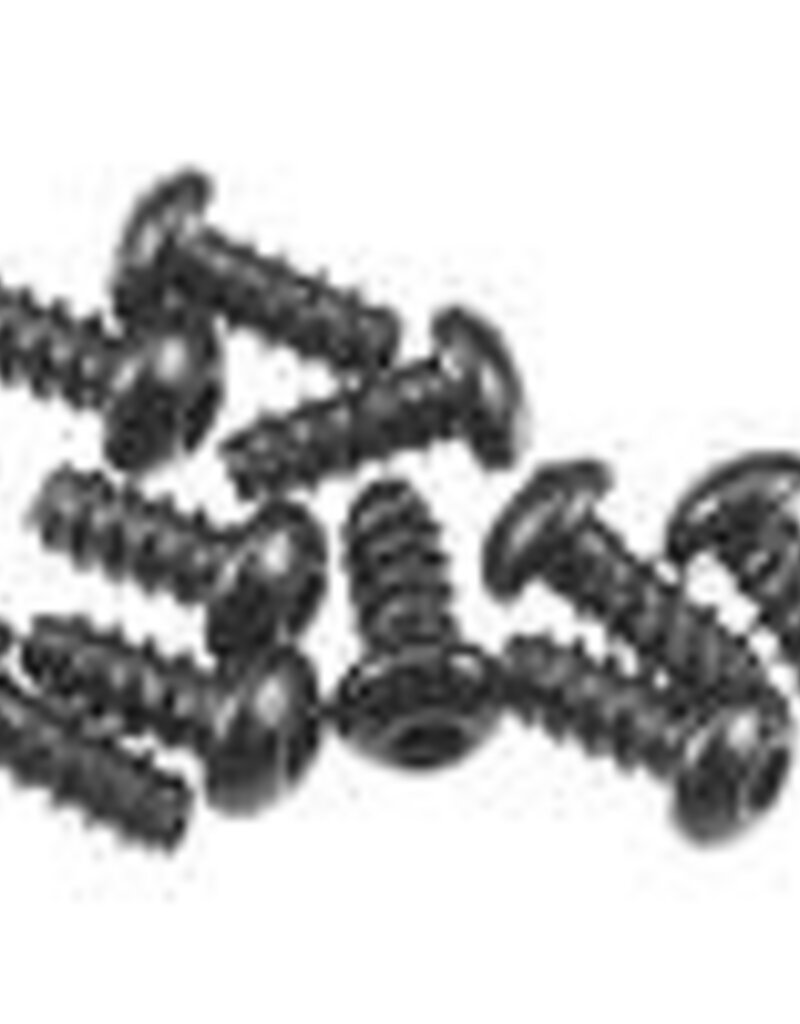 Axial AXA0422 Hex Sckt Tapp Button Hd M2.6x6mm Blk (10)