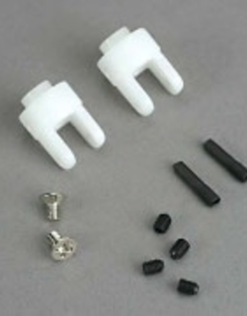 Traxxas 4628 Differential output yokes (2)/ 3x5mm countersunk screws (2)/ 3mm set (set) screws (4)