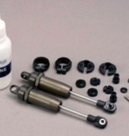 Traxxas 4760 Shocks, long (hard-anodized & PTFE-coated T6 aluminum) w/o springs (front) (2)