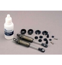 Traxxas 4760 Shocks, long (hard-anodized & PTFE-coated T6 aluminum) w/o springs (front) (2)