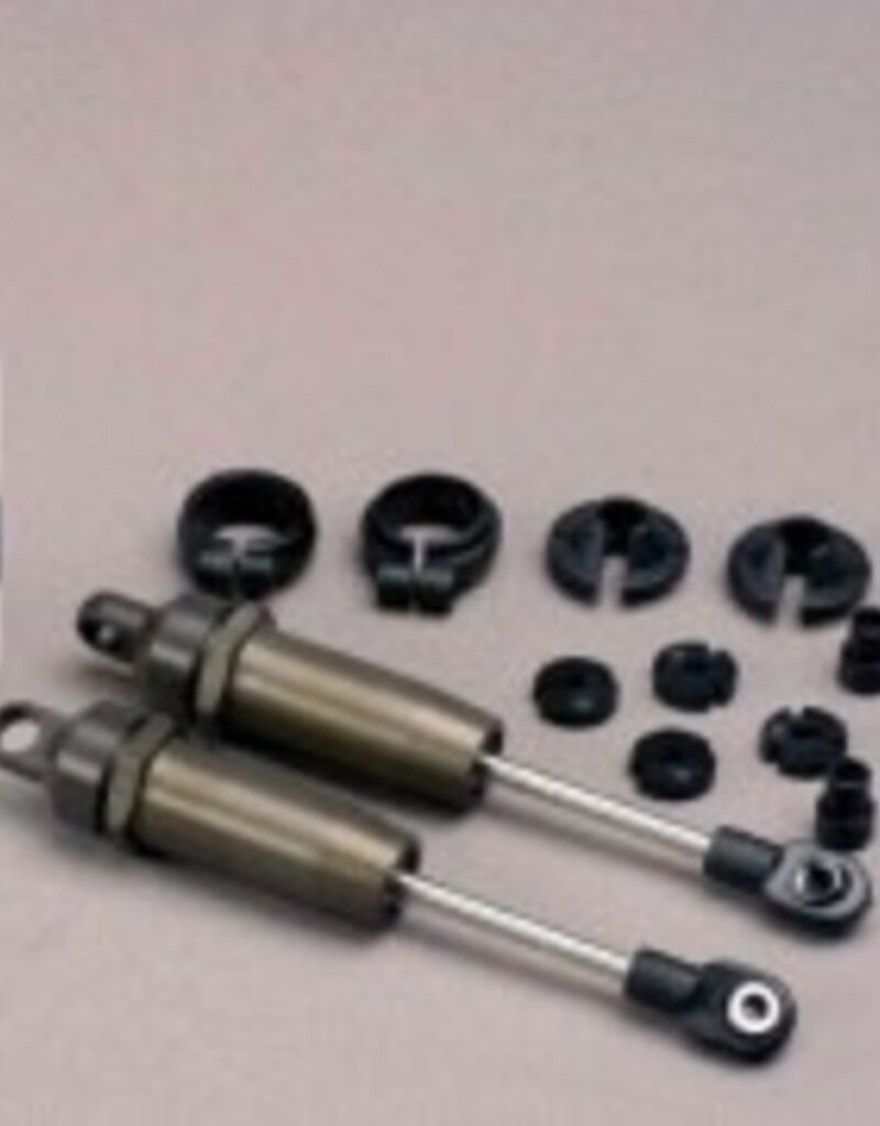 Traxxas 4760 Shocks, long (hard-anodized & PTFE-coated T6 aluminum) w/o springs (front) (2)