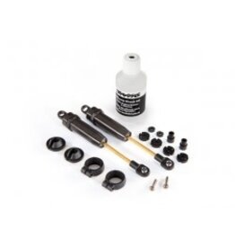 Traxxas 4761 Shocks, X-long (hard-anodized & PTFE-coated T6 aluminum) w/o springs (rear) (2)