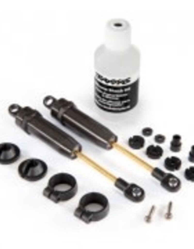 Traxxas 4761 Shocks, X-long (hard-anodized & PTFE-coated T6 aluminum) w/o springs (rear) (2)