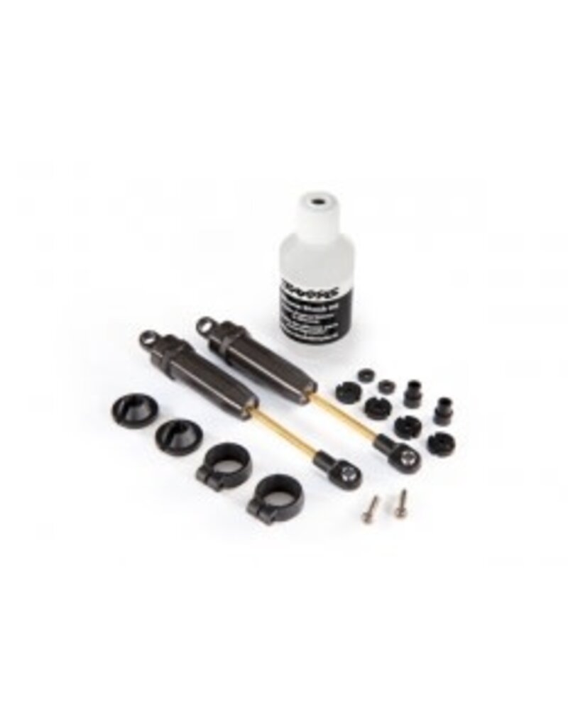 Traxxas 4761 Shocks, X-long (hard-anodized & PTFE-coated T6 aluminum) w/o springs (rear) (2)