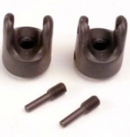 Traxxas 4928x Differential output yokes (heavy duty) (2)/ set screw yoke pins, M4/10 (2)
