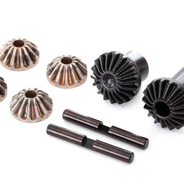 Traxxas 8282 Gear set, differential (output gears (2), spider gears (4), spider gear shaft (2))
