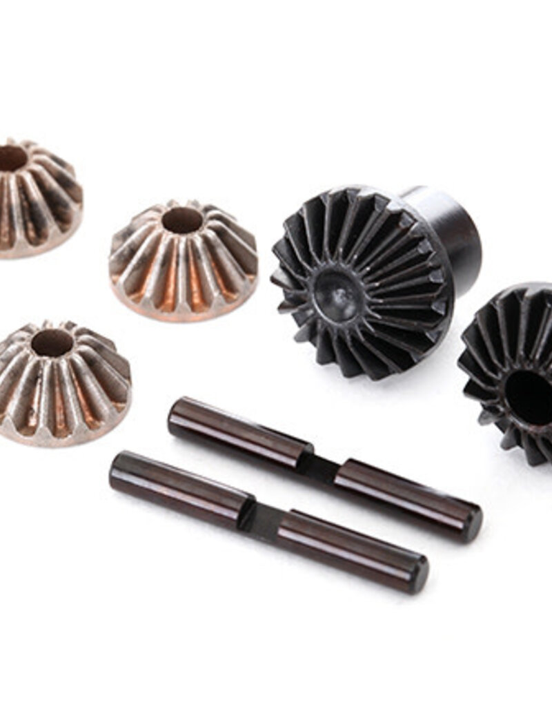 Traxxas 8282 Gear set, differential (output gears (2), spider gears (4), spider gear shaft (2))