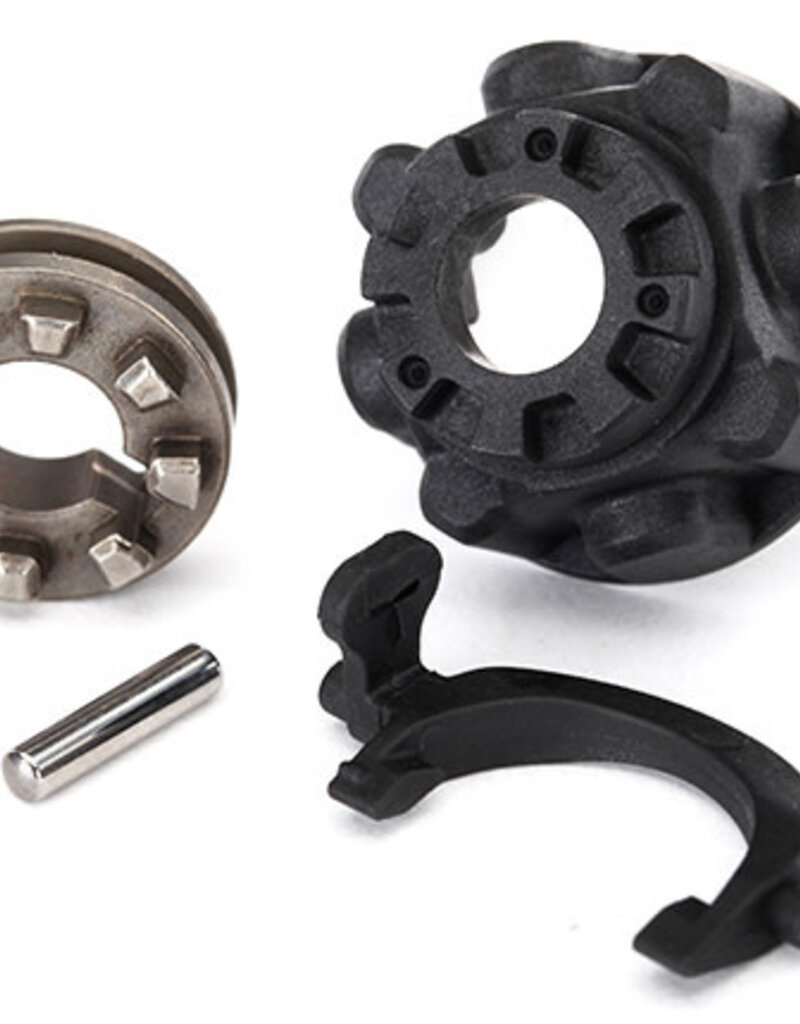 Traxxas 8281 Carrier, differential/ differential slider/ T-Lock fork