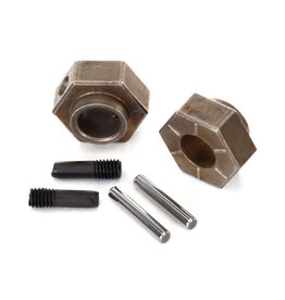 Traxxas 8269 Wheel hubs, 12mm hex (2)/ stub axle pins (2) (steel)
