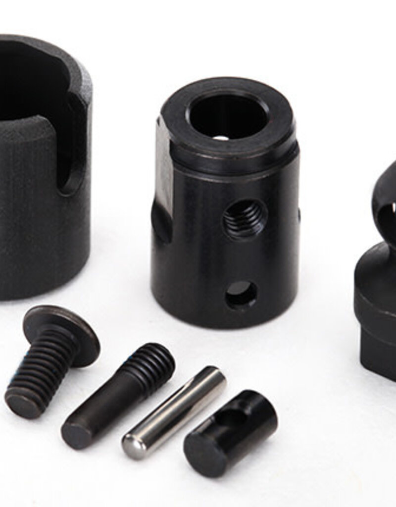 Traxxas 8295 Output drive, transmission or differential (pin retainer (1)/ drive cup (1)/ drive ball (1)/ drive pin (1)/ 3x11 screw pin (1)/ cross pin (black) (1) 3x6 BCS with threadlock (1))