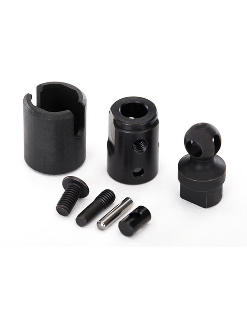 Traxxas 8295 Output drive, transmission or differential (pin retainer (1)/ drive cup (1)/ drive ball (1)/ drive pin (1)/ 3x11 screw pin (1)/ cross pin (black) (1) 3x6 BCS with threadlock (1))