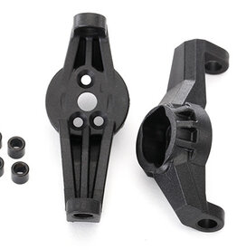 Traxxas 8232 Caster blocks (portal drive), left & right/ kingpin bushings (4)