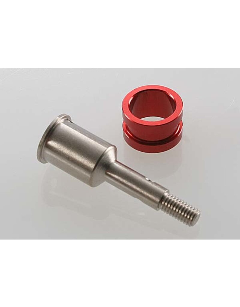 Traxxas 5166 - Stub axle, (1)/ axle sleeve (1) Revo®/T-Maxx®/E-Maxx (steel constant-velocity driveshaft)