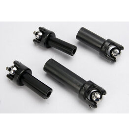 Traxxas 5151 Half shafts, center (front and rear) (external-splined (2)/ internal-splined (2))/ metal u-joints (4)