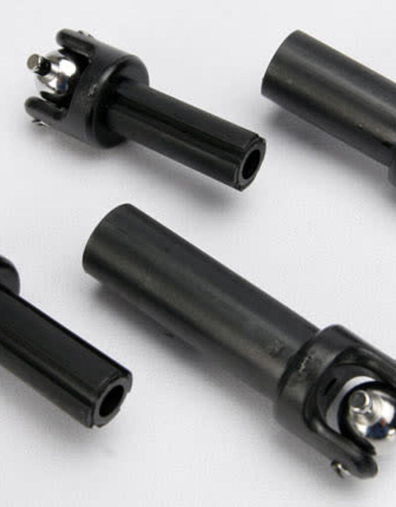 Traxxas 5151 Half shafts, center (front and rear) (external-splined (2)/ internal-splined (2))/ metal u-joints (4)