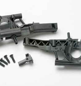 Traxxas 5330 Bulkhead, front (L&R halves)/ diff retainer/ 4x14mm BCS (4)