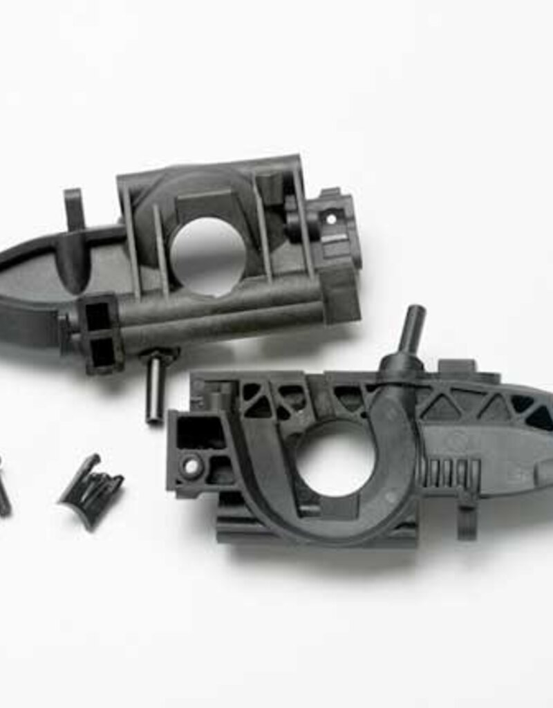 Traxxas 5329 Bulkhead, rear (L&R halves)/ diff retainer, rear/ 4x14mm BCS (2)