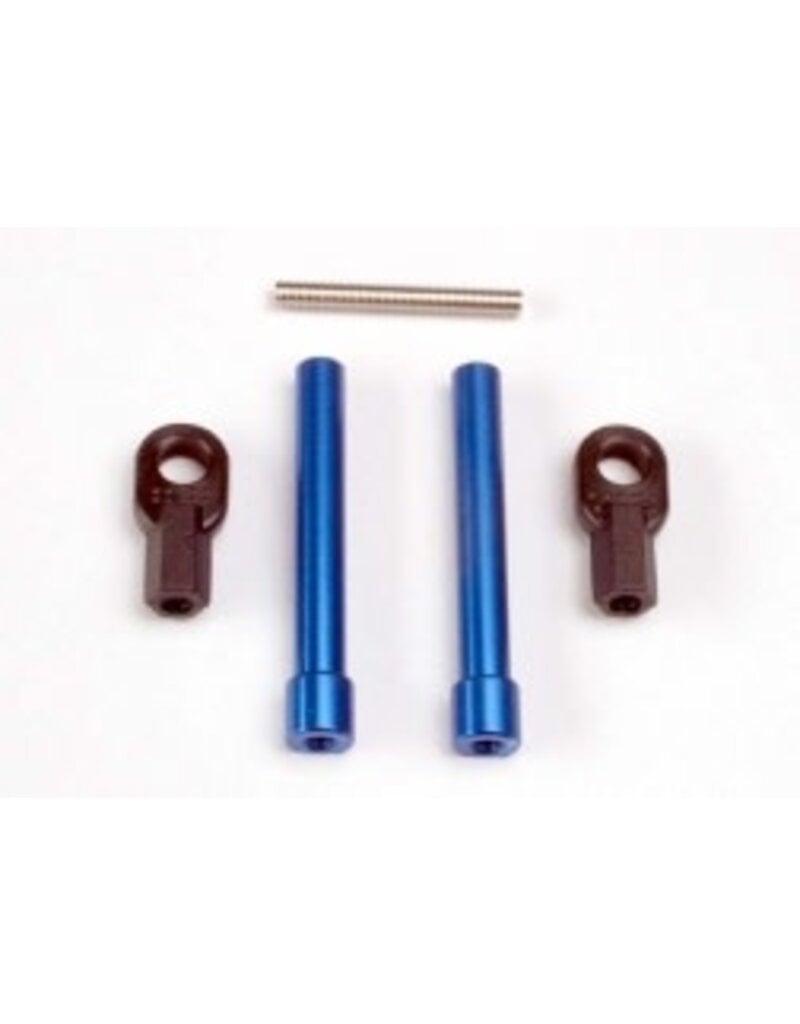 Traxxas 4944  Bellcrank posts, aluminum (2)/ steering link threaded rod (3x25mm)/ long rod ends (2)