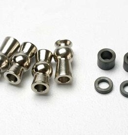 Traxxas 5355 Hollow ball, tall centered (2)/ tall offset hollow ball (2)/ bump steer adjustment shims; 3.5mm (2), 1.17mm (2)