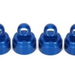 Traxxas 3767a Shock caps, aluminum (blue-anodized) (4) (fits all Ultra Shocks)