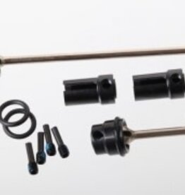 Traxxas 7250r Driveshafts, center (steel constant-velocity) front (1), rear (1) (fully assembled)