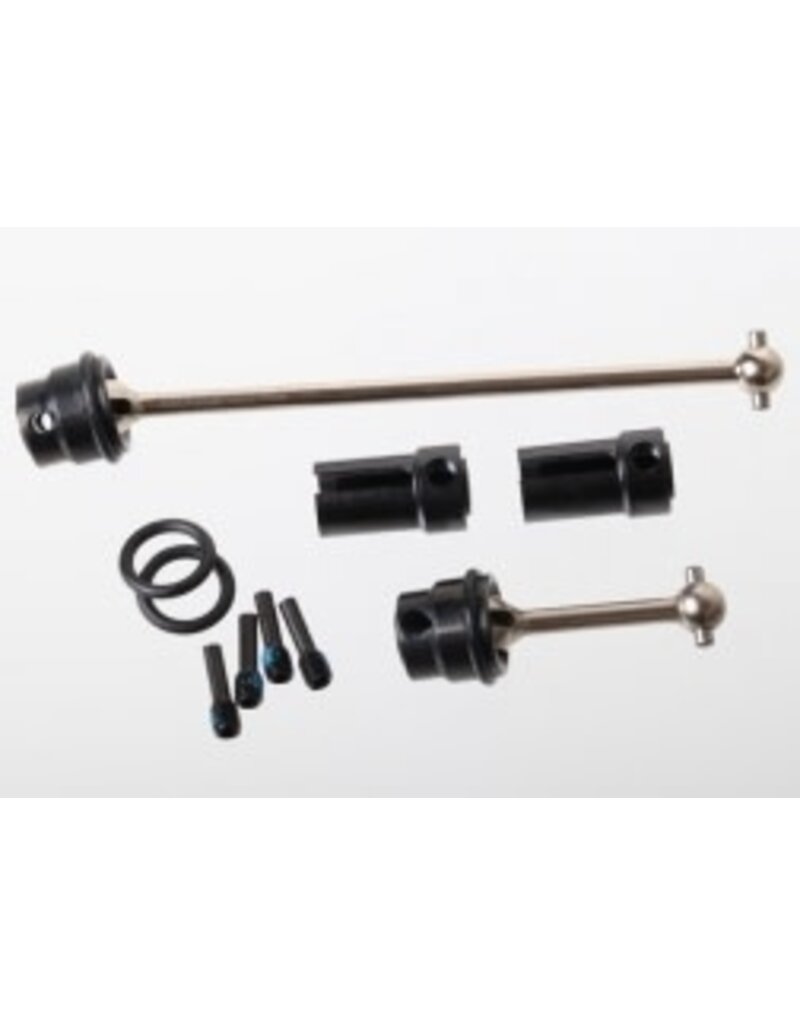 Traxxas 7250r Driveshafts, center (steel constant-velocity) front (1), rear (1) (fully assembled)