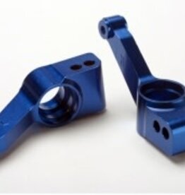 Traxxas 1952x Carriers, stub axle (blue-anodized 6061-T6 aluminum) (rear) (2)