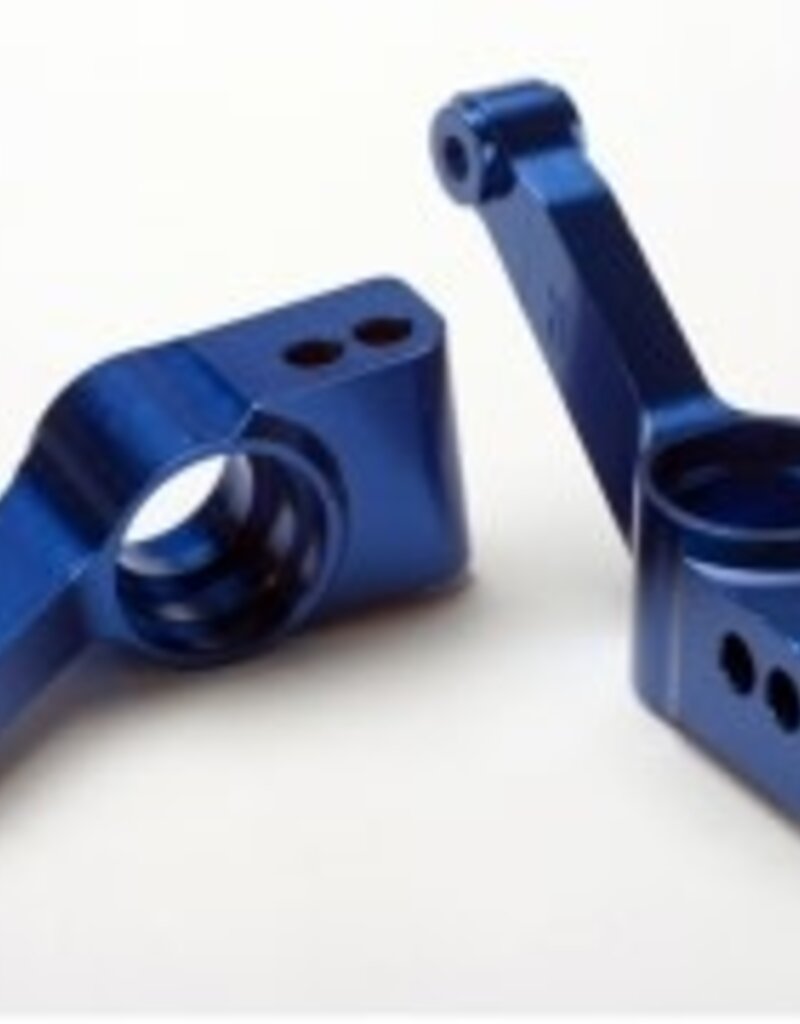 Traxxas 1952x Carriers, stub axle (blue-anodized 6061-T6 aluminum) (rear) (2)