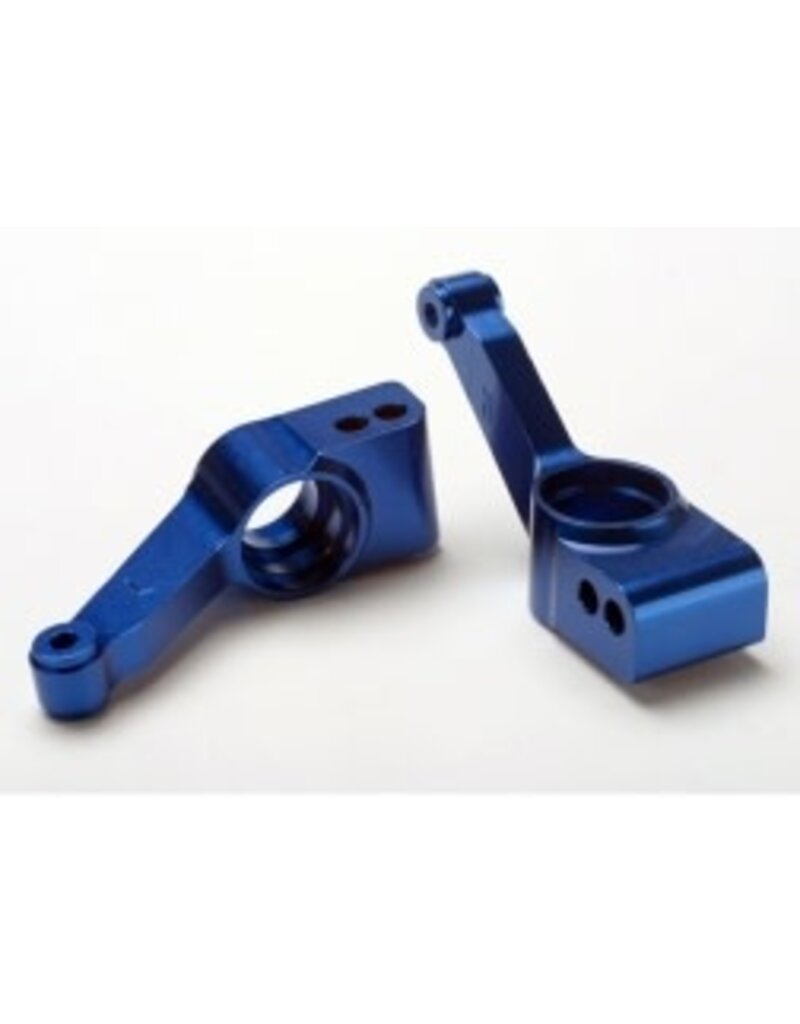 Traxxas 1952x Carriers, stub axle (blue-anodized 6061-T6 aluminum) (rear) (2)