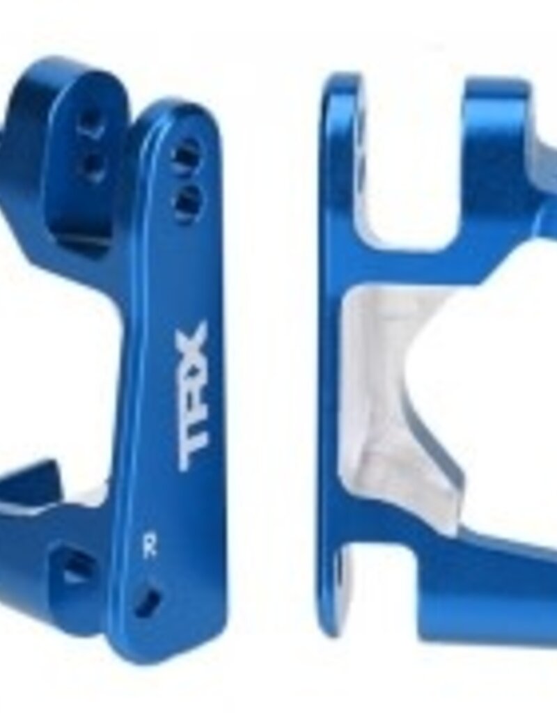 Traxxas 6832x Caster blocks (c-hubs), 6061-T6 aluminum (blue-anodized), left & right