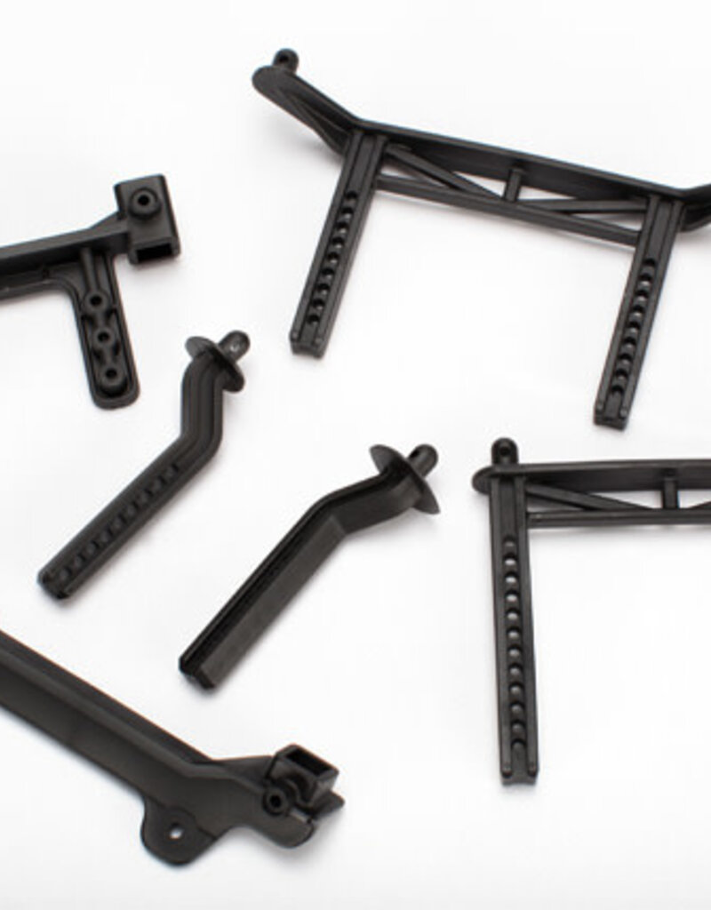 Traxxas 3619 Body mounts, front & rear/ body mount posts, front & rear (adjustable)/ 2.5x18mm screw pins (4)